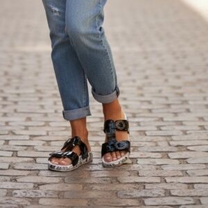 Alegria Black Sandals for Women